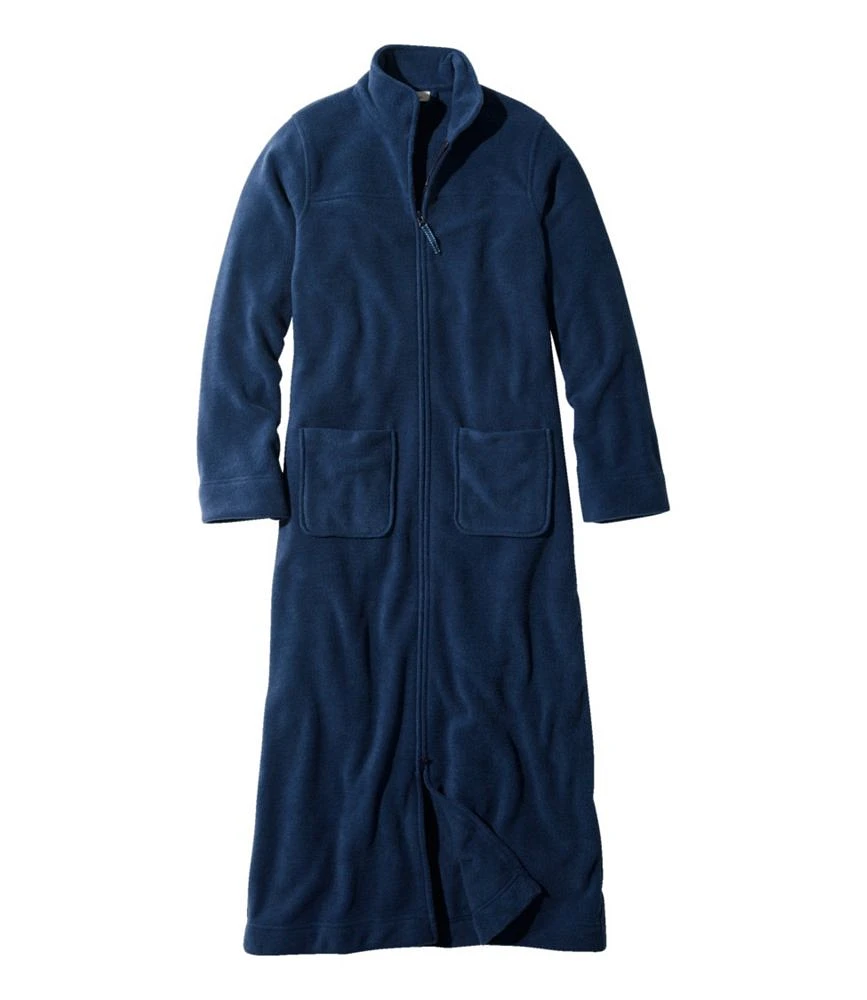Women's Winter Fleece Robe, Zip-Front