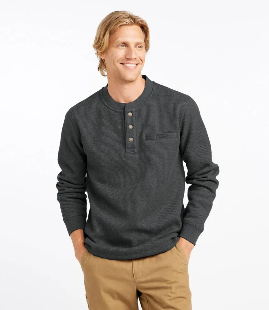 Men's Katahdin Iron Works Bonded Waffle Fleece Henley