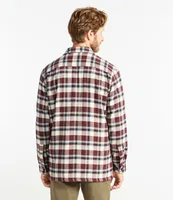 Men's Fleece-Lined Flannel Shirt, Traditional Fit Dark Russet Xxxl, Polyester Flannel | L.L.Bean