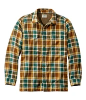 Men's Fleece-Lined Flannel Shirt, Traditional Fit