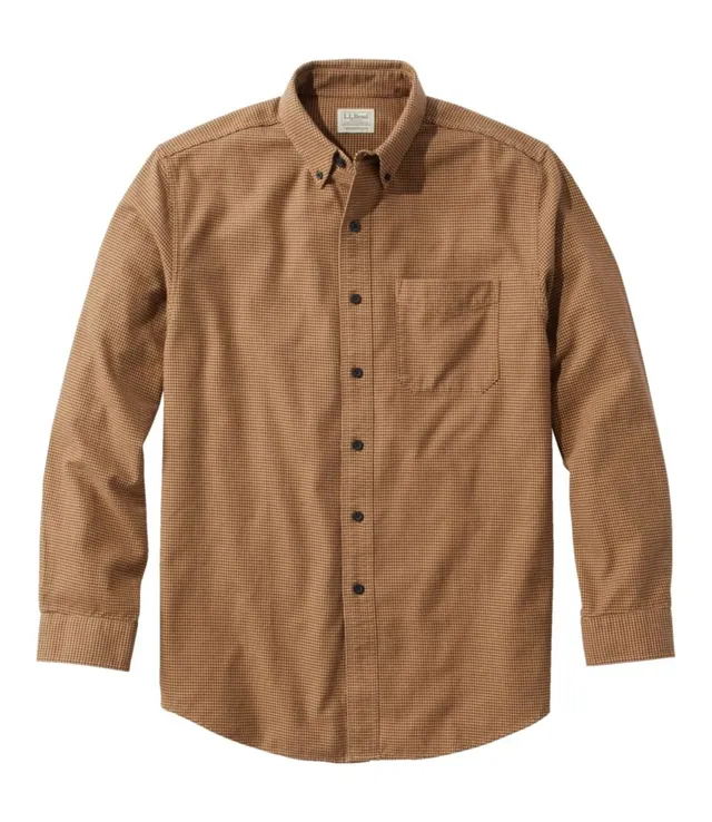 Men's Fleece-Lined Flannel Shirt, Traditional Fit Dark Russet Xxxl, Polyester Flannel | L.L.Bean