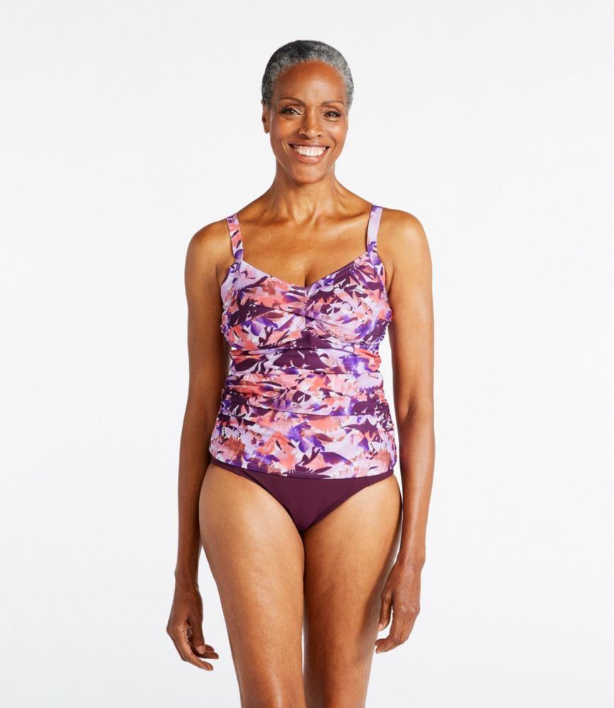 Women's Slimming Swimwear, Tankini Top Print