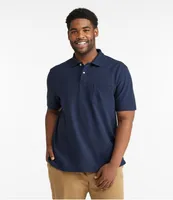 Men's Premium Double L Polo, Long-Sleeve Without Pocket Juniper Xxxl, Cotton | L.L.Bean