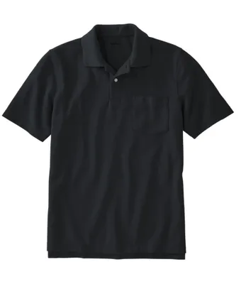 Men's Premium Double L® Polo, Hemmed Short-Sleeve with Pocket