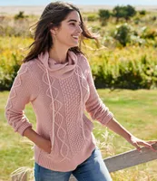 Women's Signature Cotton Funnelneck Sweater