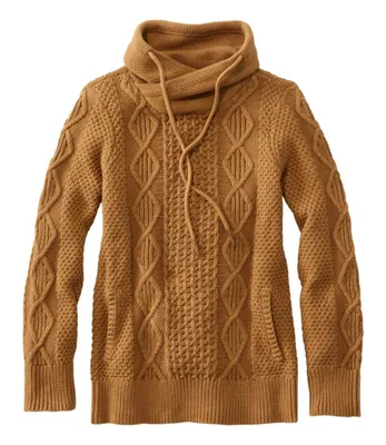 Women's Signature Cotton Funnelneck Sweater