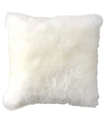 Sheepskin Throw Pillow