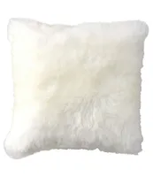 Sheepskin Throw Pillow