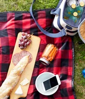 Waterproof Outdoor Blanket, Extra-Large Plaid