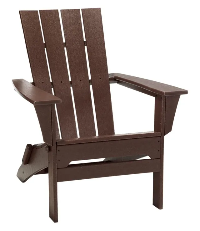 Casco Bay Adirondack Chair Seat and Back Cushion, Stripe Navy/Natural, Sunbrella | L.L.Bean