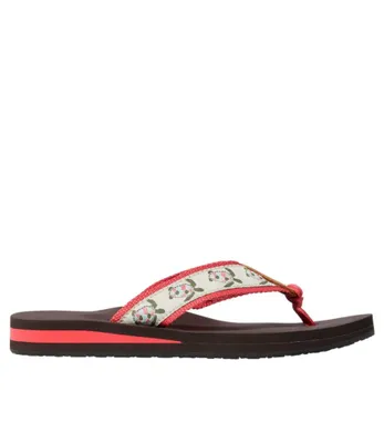 Women's Original Maine Isle Flip-Flops, Motif