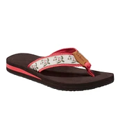 Women's Original Maine Isle Flip-Flops, Motif