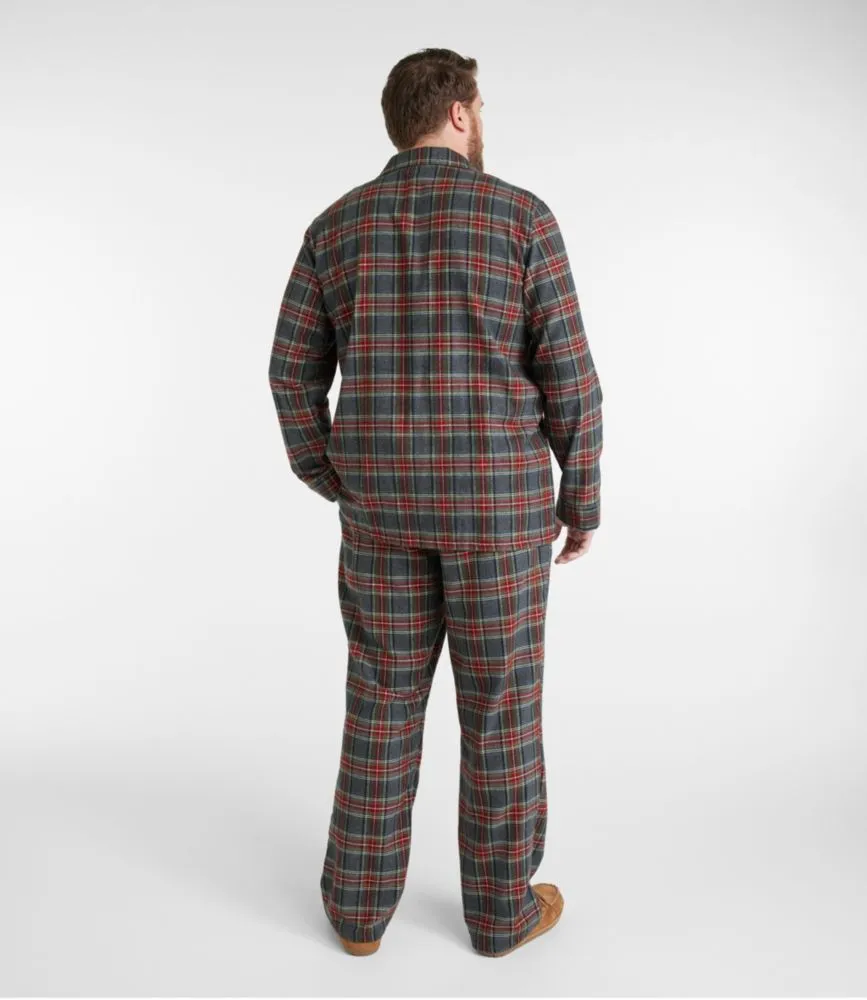 Men's Scotch Plaid Flannel Pajamas