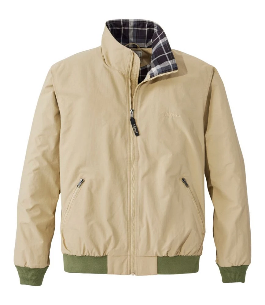 Men's Warm-Up Jacket, Flannel-Lined