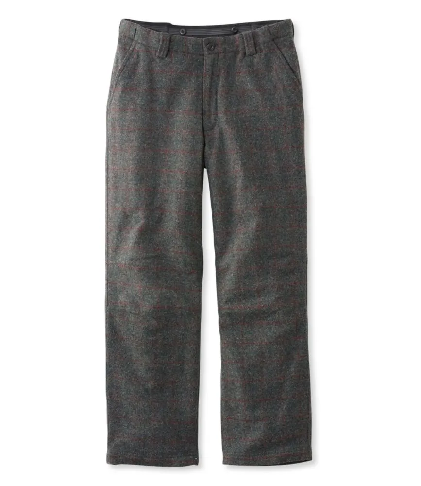 Men's Maine Guide Wool Pants with PrimaLoft, Plaid