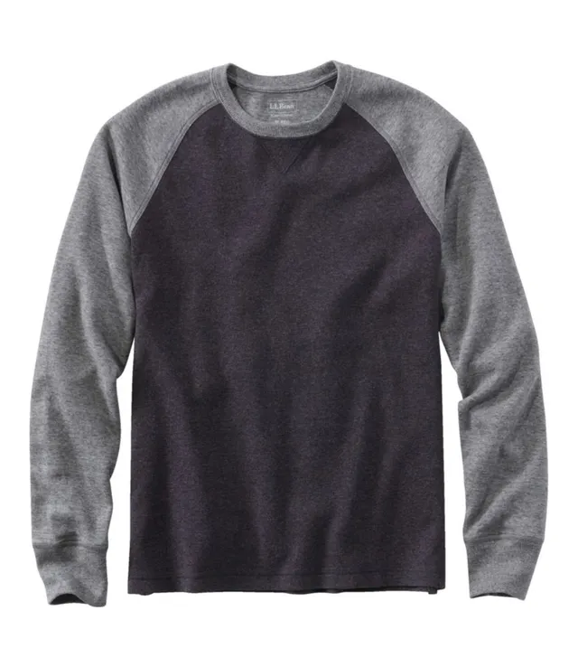 Men's Washed Cotton Double-Knit Chamois Shirt, Long-Sleeve