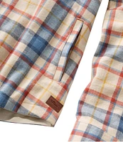 Women's Scotch Plaid Flannel Shirt, Relaxed Zip Hoodie