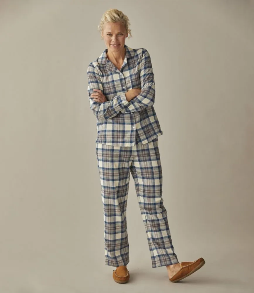 L.L. Bean Women's Scotch Plaid Flannel Pajamas