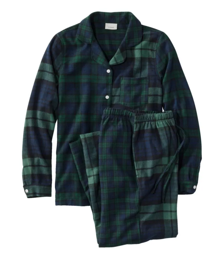 Women's Scotch Plaid Flannel Pajamas