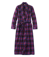 Women's Scotch Plaid Flannel Robe