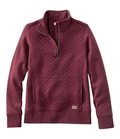 Women's Quilted Quarter-Zip Pullover