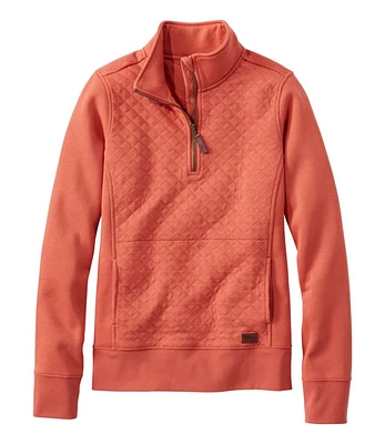 Women's Quilted Quarter-Zip Pullover