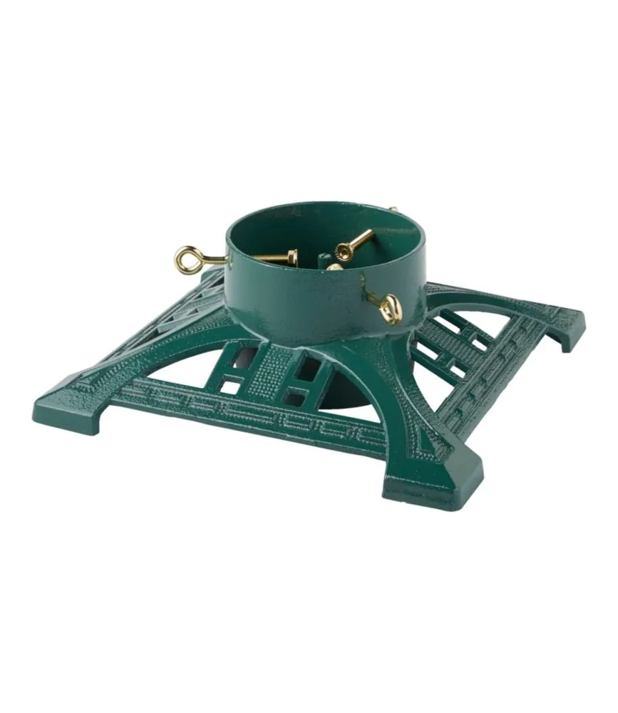 Traditional Heirloom Cast Iron Tree Stand-Green