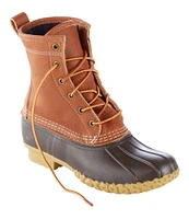 Women's 8" Bean Boots, Tumbled-Leather Chamois-Lined