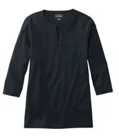 Women's L.L.Bean Tee, Three-Quarter-Sleeve Splitneck Tunic