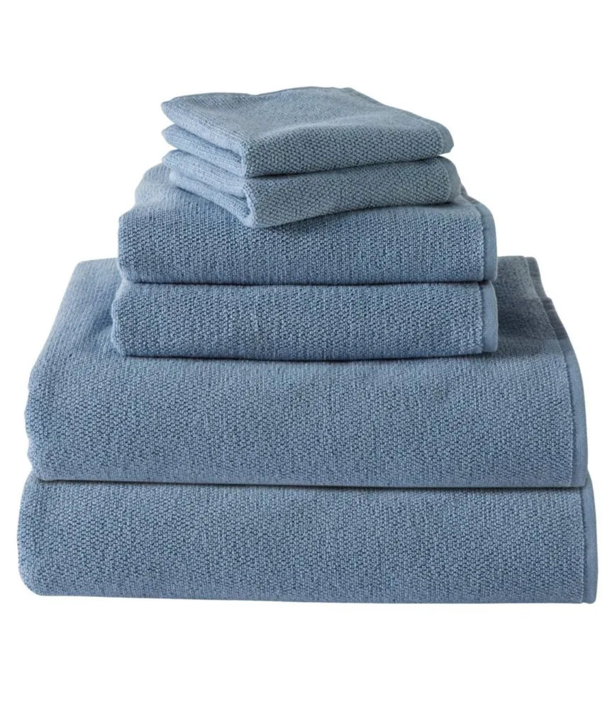 Organic Textured Cotton Towel Set