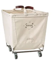 Steele Two Bushel Small Carry Basket with Casters