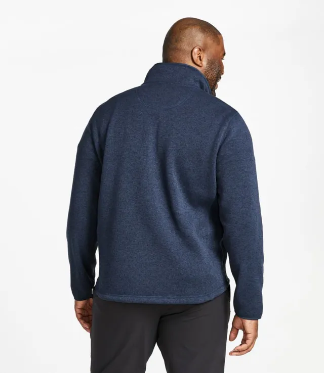 L.L.Bean Men's Bean's Sweater Fleece Full Zip Jacket, Bright Navy / L