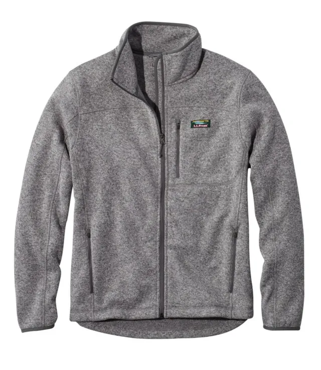 Men's Bean's Sweater Fleece, Hooded Full-Zip Jacket