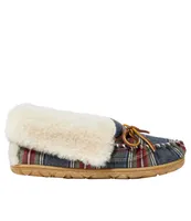 Women's Wicked Good Moccasins, Plaid