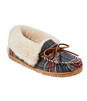 Women's Wicked Good Moccasins, Plaid