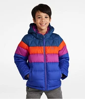 Kids' Bean's Down Jacket, Colorblock