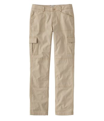 Women's Stretch Canvas Cargo Pants, Lined