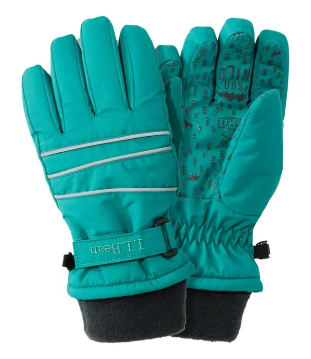 Kids' Wintry Mix Waterproof Gloves Deepest Blue/Deep Sapphire Small, Synthetic | L.L.Bean