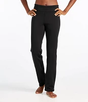 Women's PrimaLoft ThermaStretch Fleece Pants, Mid-Rise Straight-Leg