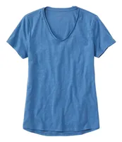 Women's Organic Cotton Tee, V-Neck Short-Sleeve