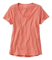 Women's Organic Cotton Tee, V-Neck Short-Sleeve