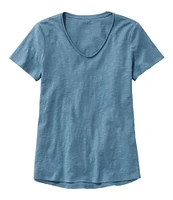 Women's Organic Cotton Tee, V-Neck Short-Sleeve