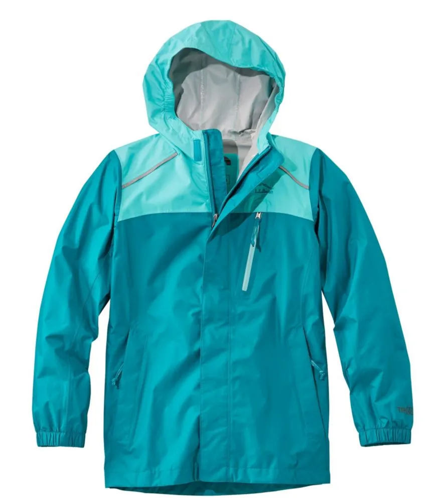 Kids' Trail Model Rain Jacket, Colorblock