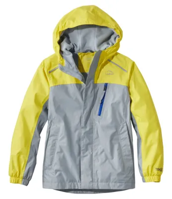 Kids' Trail Model Rain Jacket, Lined, Colorblock