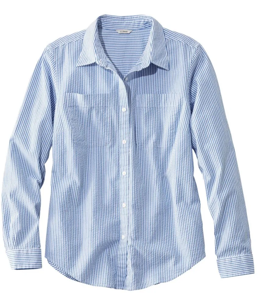 Women's Vacationland Seersucker Shirt