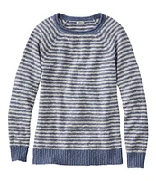 Women's Midweight Cotton Slub Rollneck Pullover Stripe