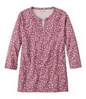 Women's L.L.Bean Tee, Three-Quarter-Sleeve Splitneck Tunic Print