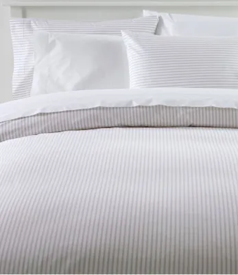 Premium Egyptian Percale Comforter Cover Collection, Stripe