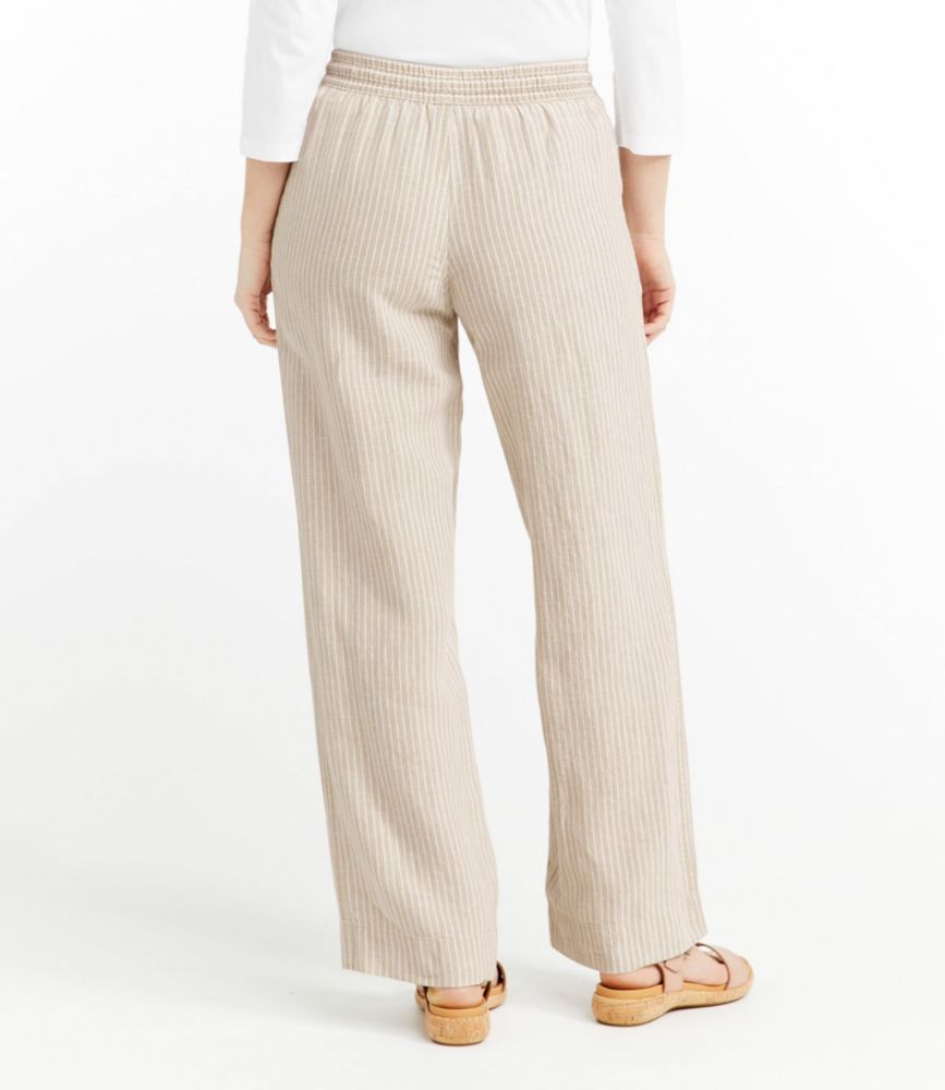 Women's Premium Washable Linen Pull-On Pants