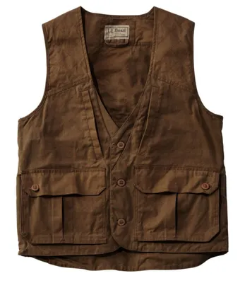 Men's Double L Waxed-Cotton Upland Vest